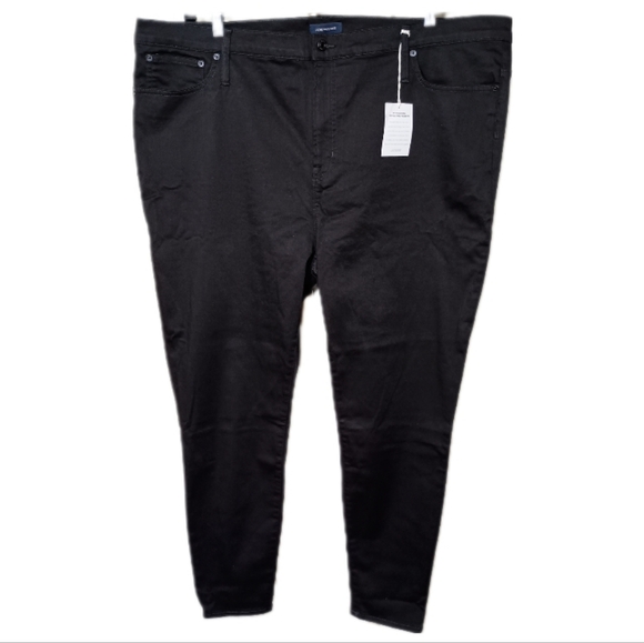 JCrew 10" highest-rise toothpick jean in true black 37 (Size 24) - Picture 1 of 11